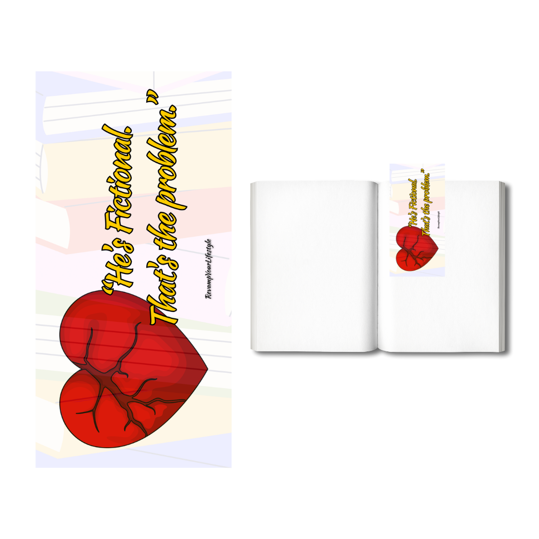 He's Fictional Large Bookmark
