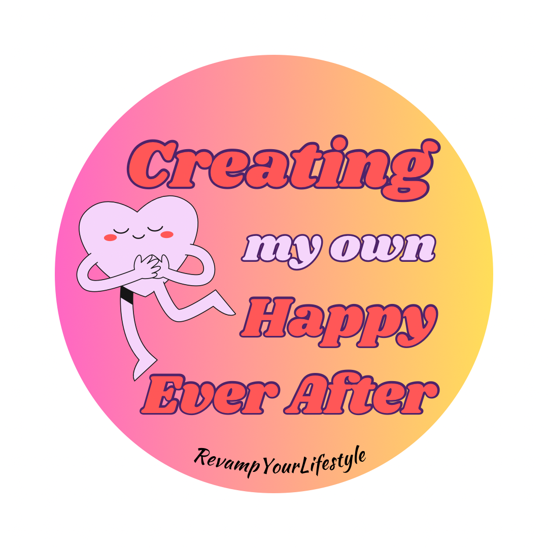 Happy Ever After Circle Sticker