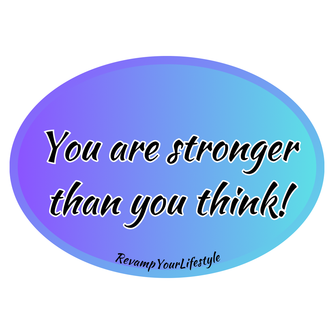 Stronger Oval Sticker
