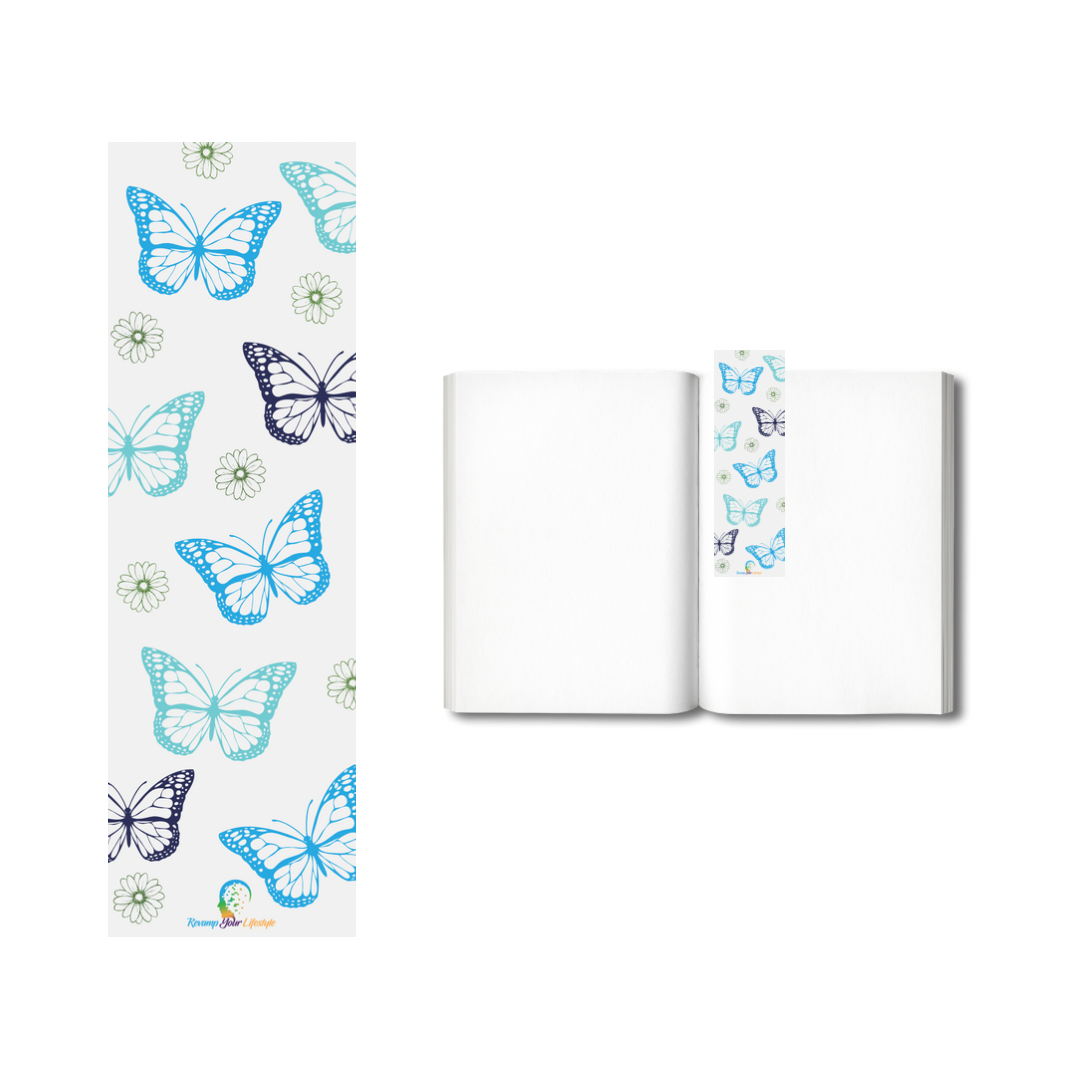 Blue Butterflies Bookmark