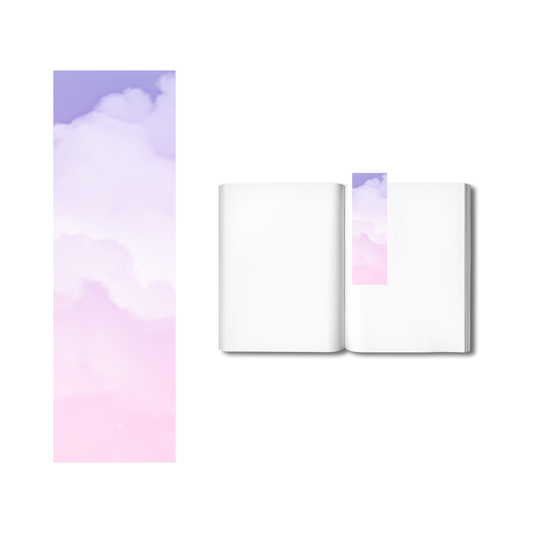 Purple & Pink Clouds Bookmark