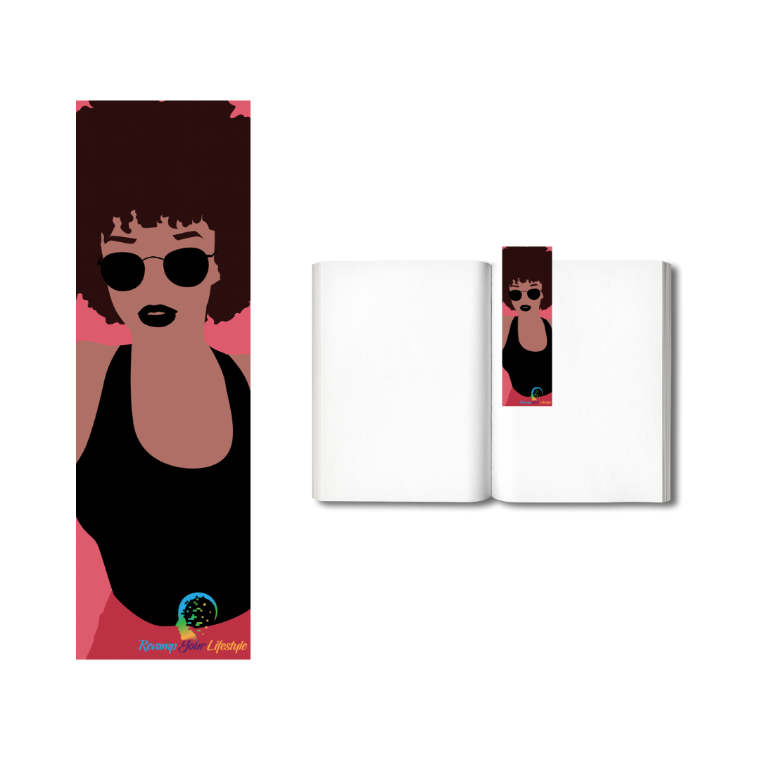 Black Woman with Afro & Shades Bookmark