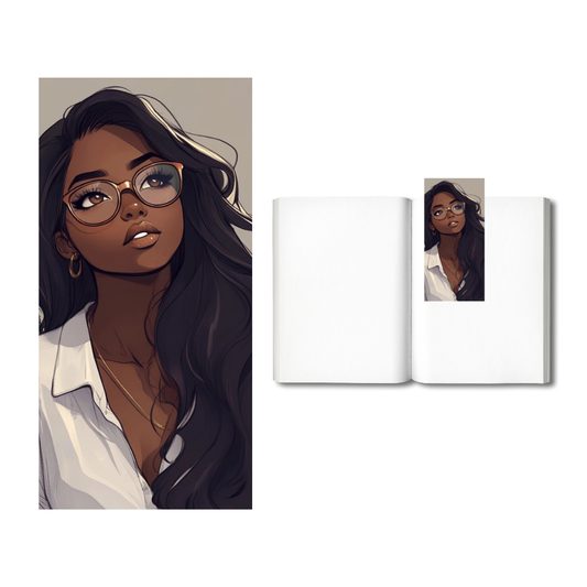 Woman w/Glasses Large Bookmark