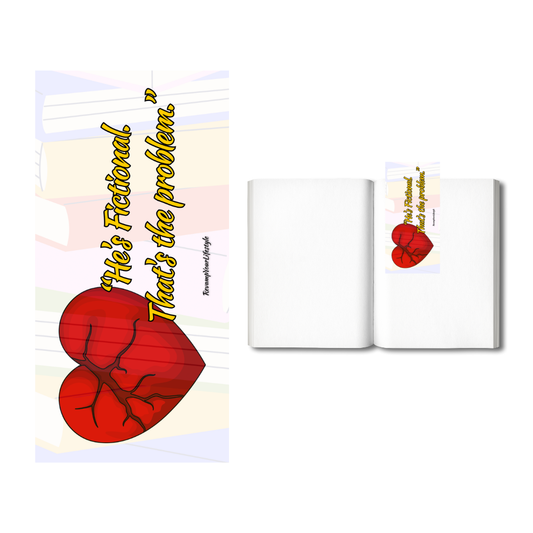He's Fictional Large Bookmark