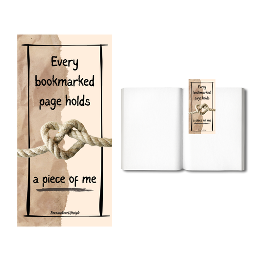 Piece of Me Bookmark