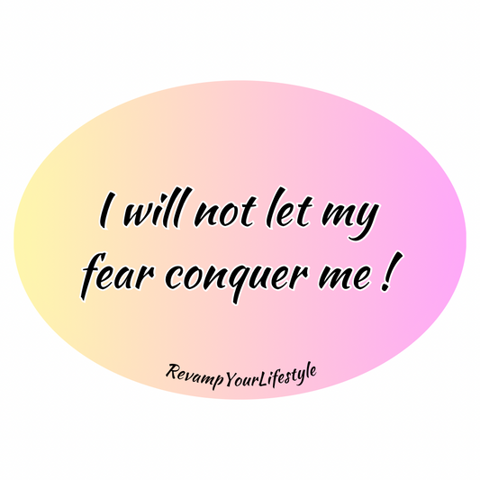 Conquer Oval Sticker