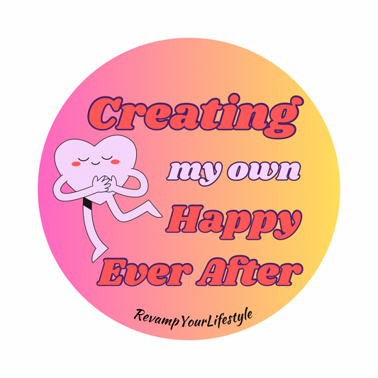 Happy Ever After Circle Sticker