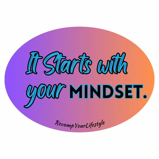 Mindset Oval Sticker