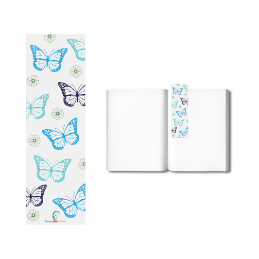 Blue Butterflies Bookmark